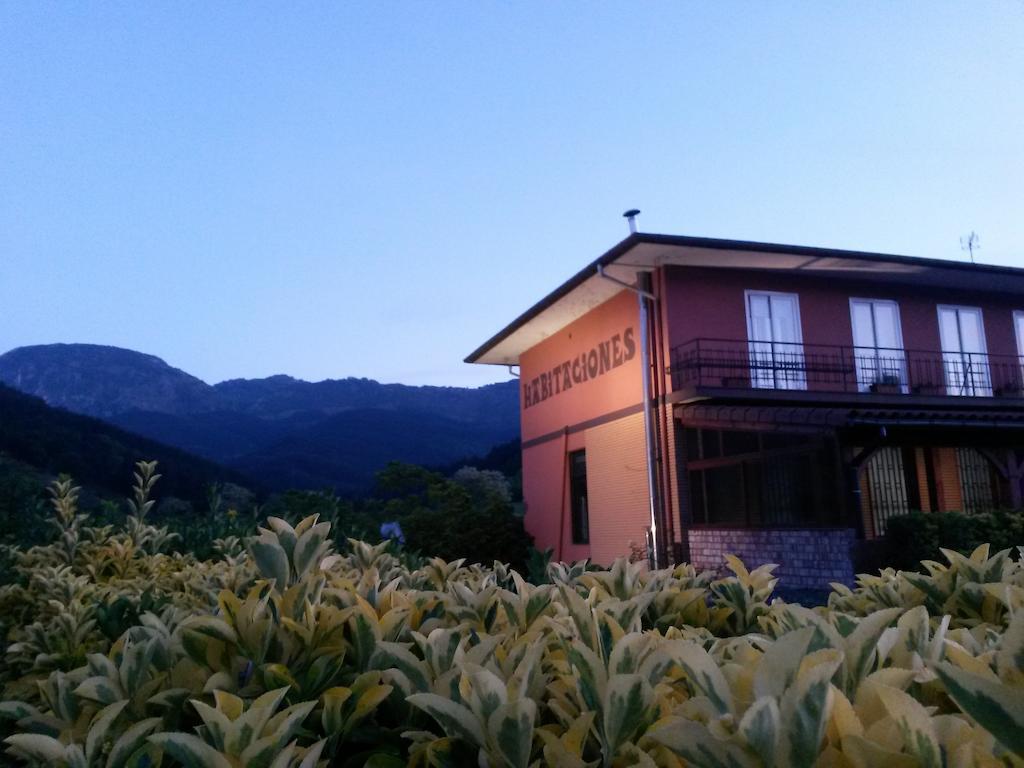 Pension Bide-Ondo Amorebieta-Etxano Buitenkant foto