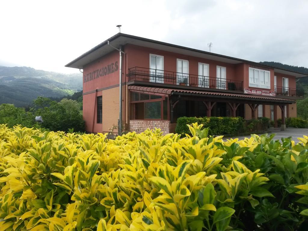 Pension Bide-Ondo Amorebieta-Etxano Buitenkant foto